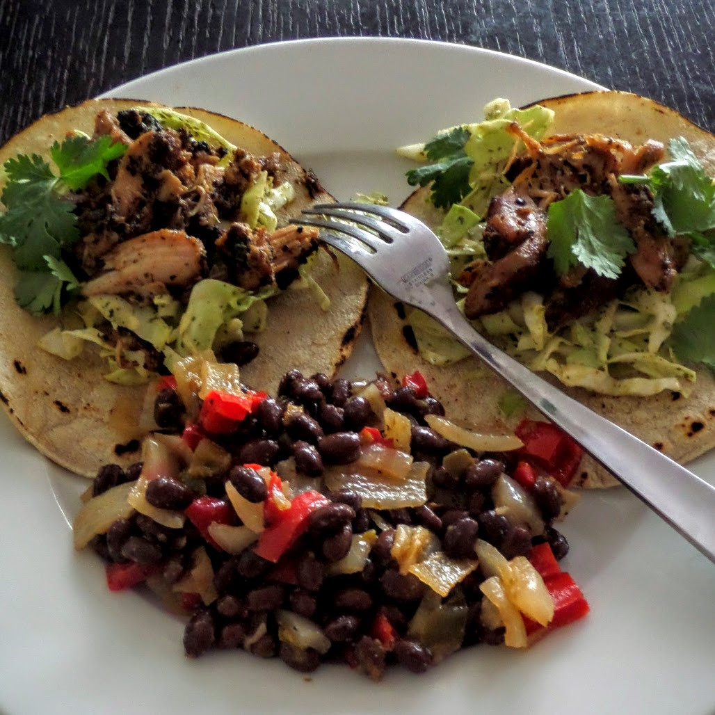 Side Dishes To Go With Tacos
 Simple Chicken Tacos and Black Beans