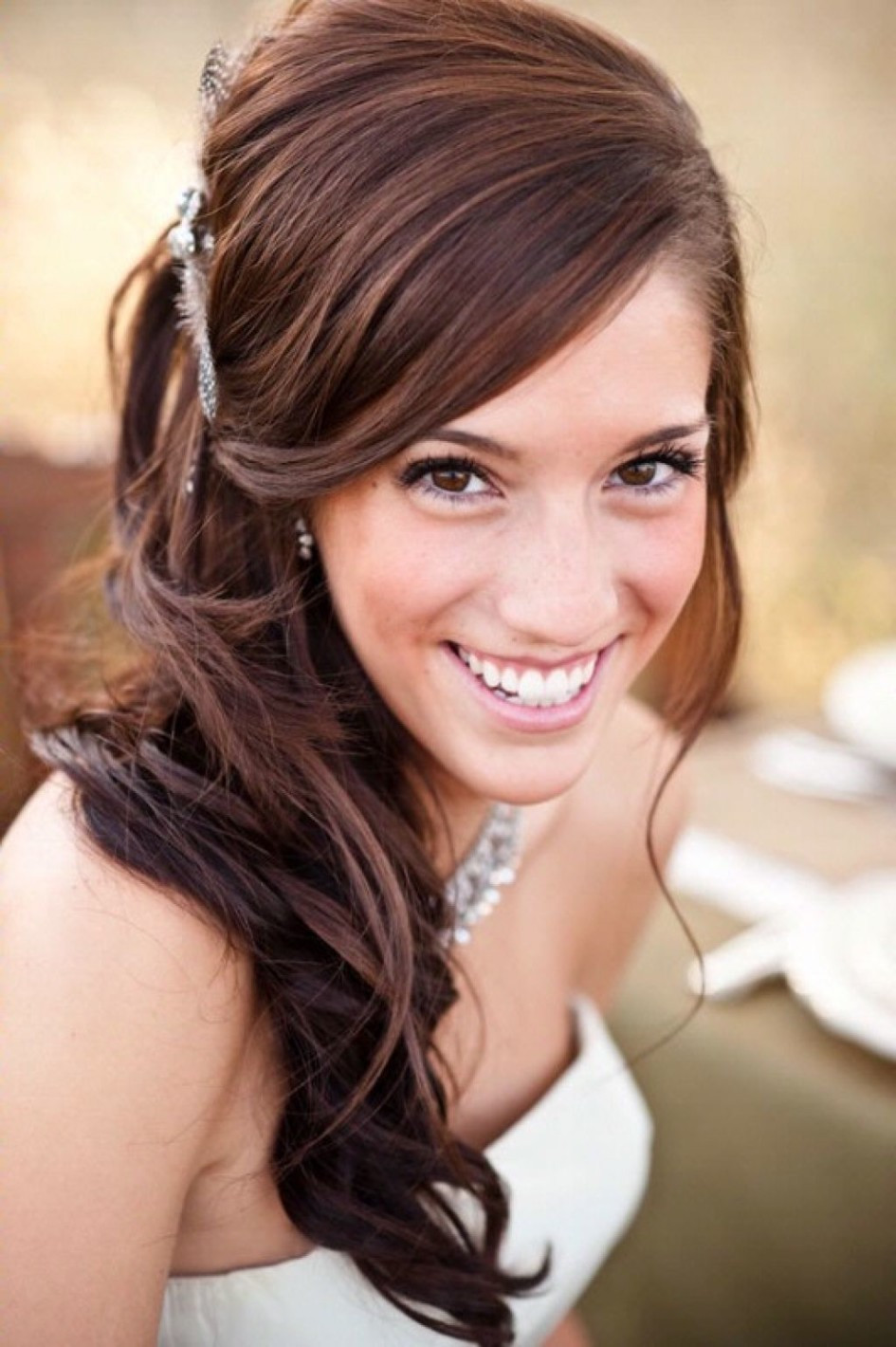 Side Hairstyles For Bridesmaids
 20 Most Flattering Bridesmaid Hairstyles EverAfterGuide