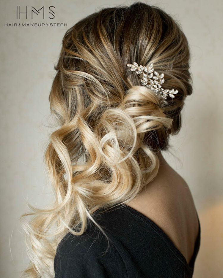 Side Hairstyles For Bridesmaids
 Pretty bridesmaid hairstyle hairandmakeupbysteph