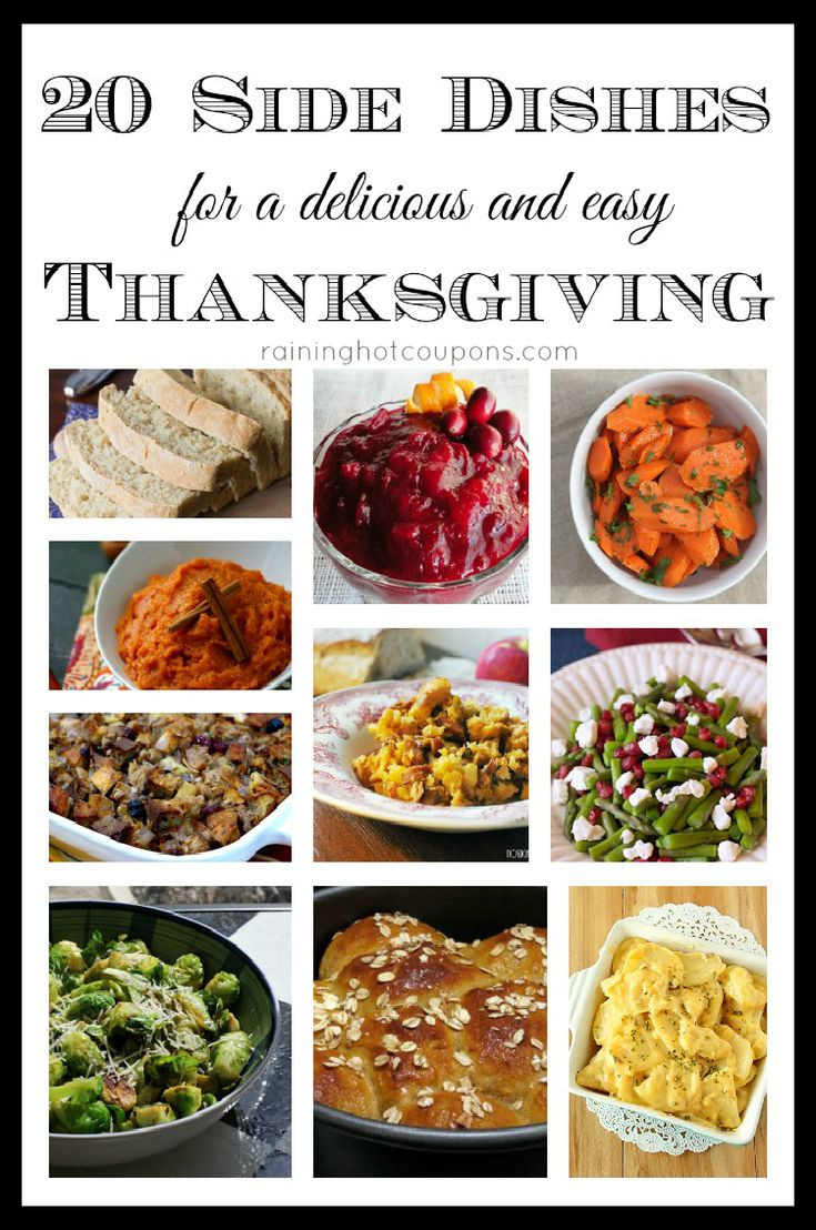 Sides For Thanksgiving Dinner
 20 Side Dishes for a Delicious and Easy Thanksgiving