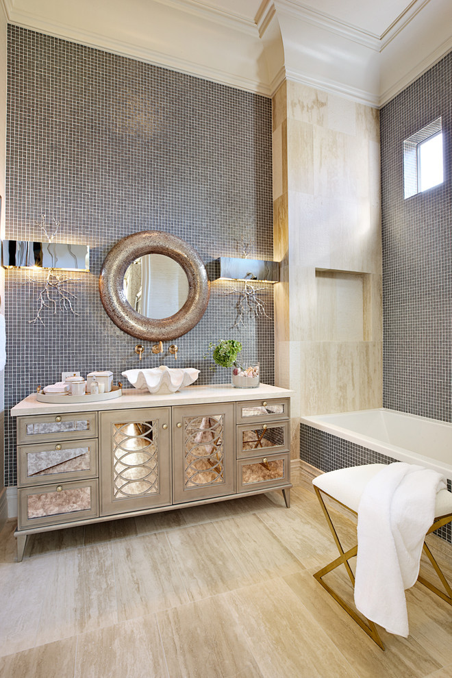 Silver Bathroom Vanity
 Hot for 2016 Decorating Your Bathroom in Silver Hues