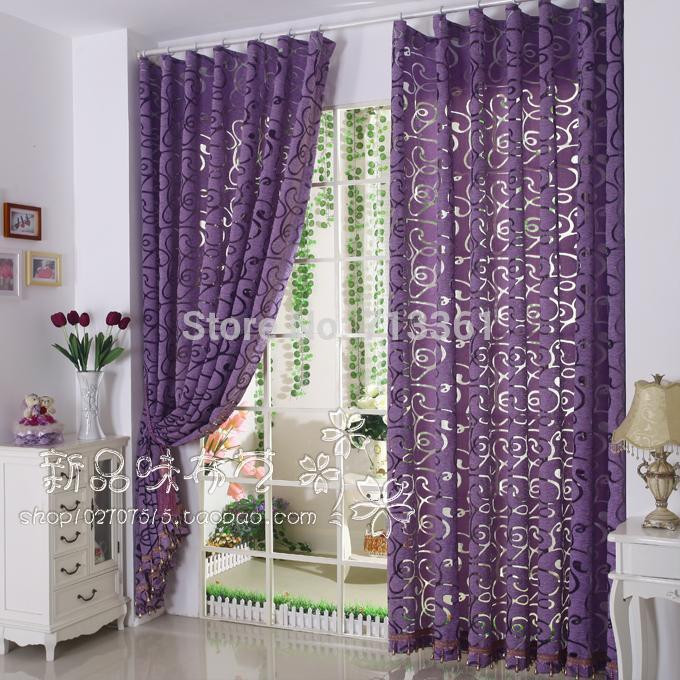 Silver Curtains For Living Room
 Morden window curtains for living room bedroom Solid color