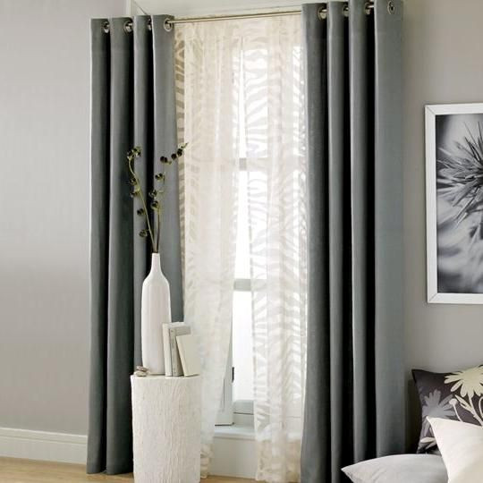 Silver Curtains For Living Room
 Grey Living Room Curtain Ideas
