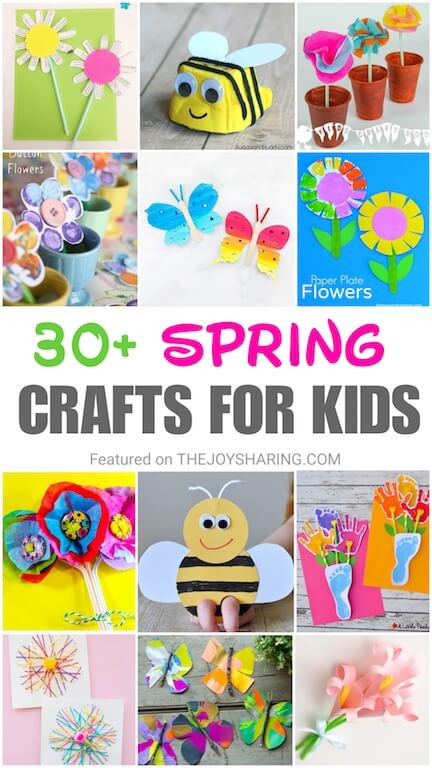 Simple Crafts For Preschoolers
 30 Quick & Easy Spring Crafts for Kids The Joy of Sharing