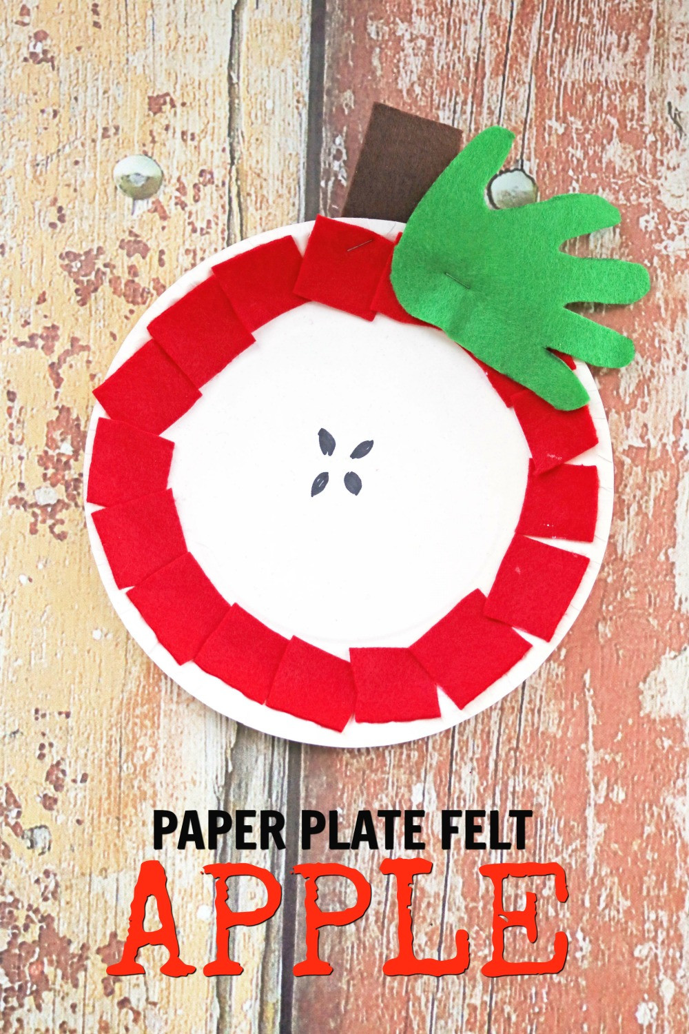 Simple Crafts For Preschoolers
 Apple Craft for Kids with Felt and Paper Plates Darice