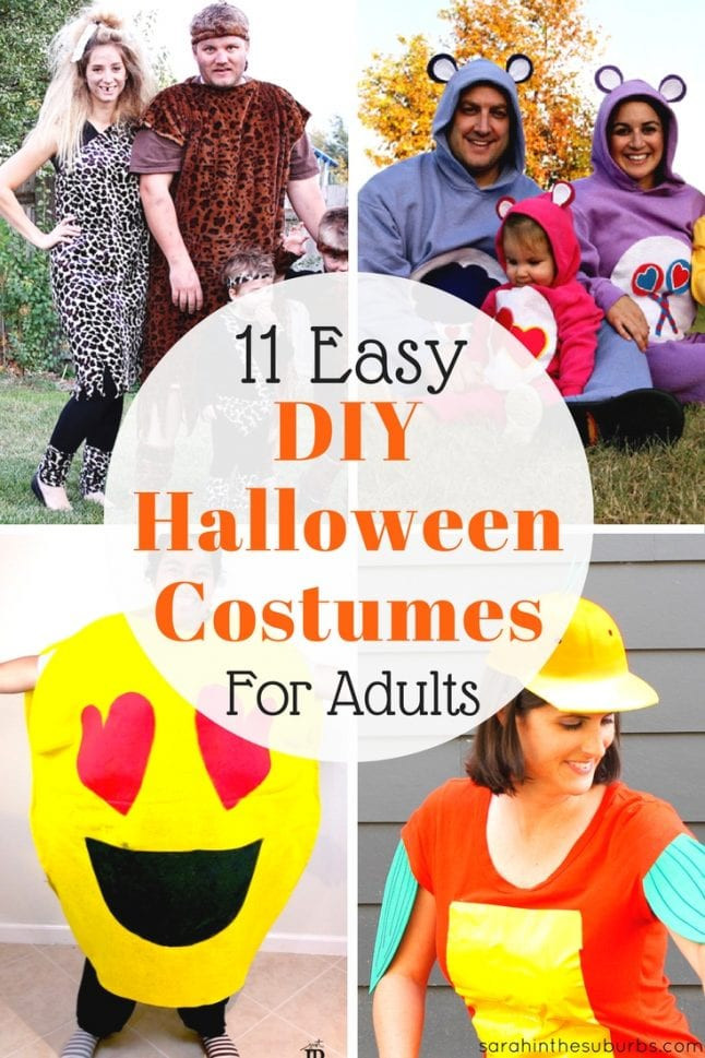 Simple DIY Halloween Costumes For Adults
 11 Easy DIY Halloween Costumes for Adults Sarah in the