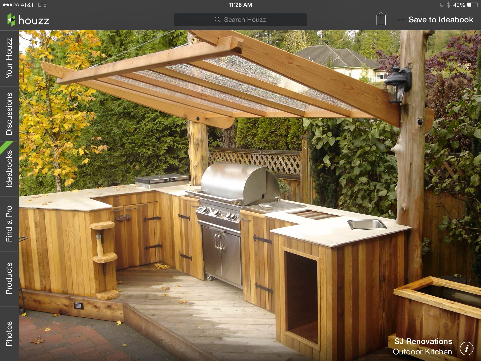 Simple Outdoor Kitchen
 Simple outdoor kitchen next house ideas