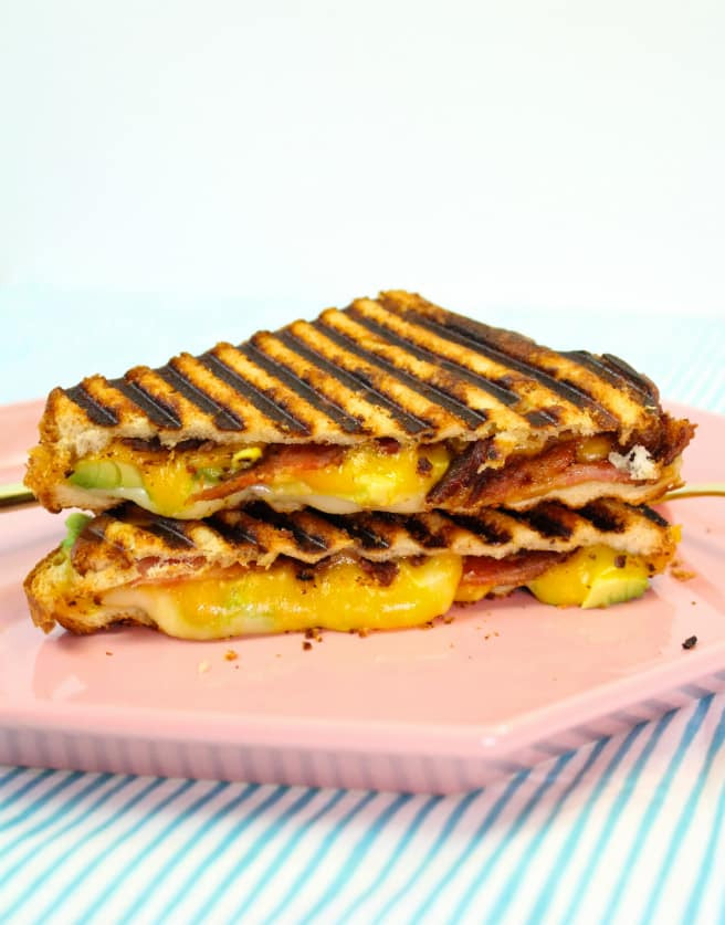 Simple Panini Recipes
 Easy Bacon Avocado & Cheese Panini Recipe ⋆ Brite and