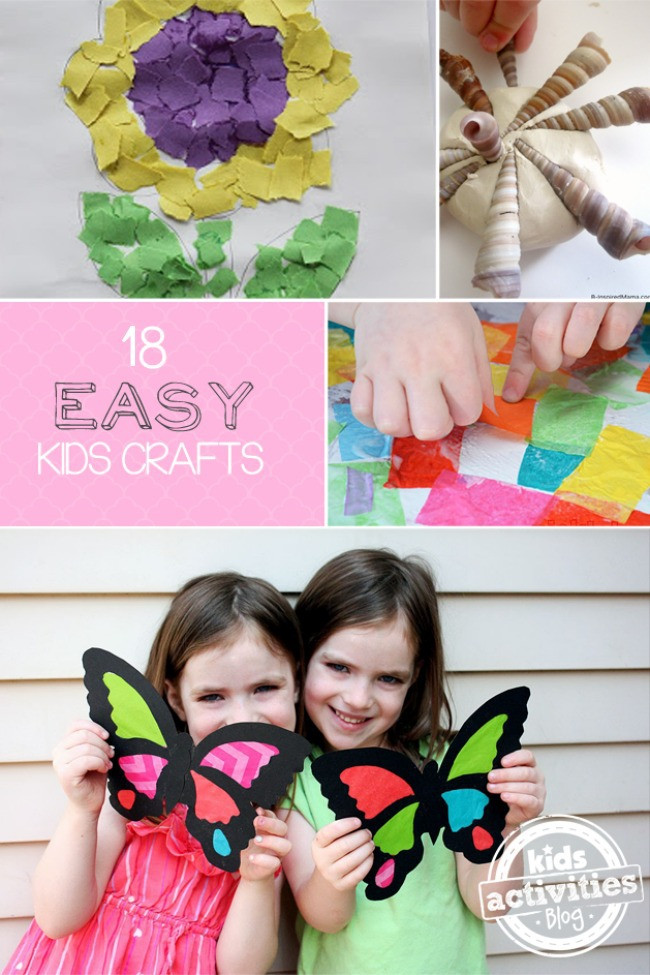 Simple Projects For Kids
 18 Easy Crafts for Kids
