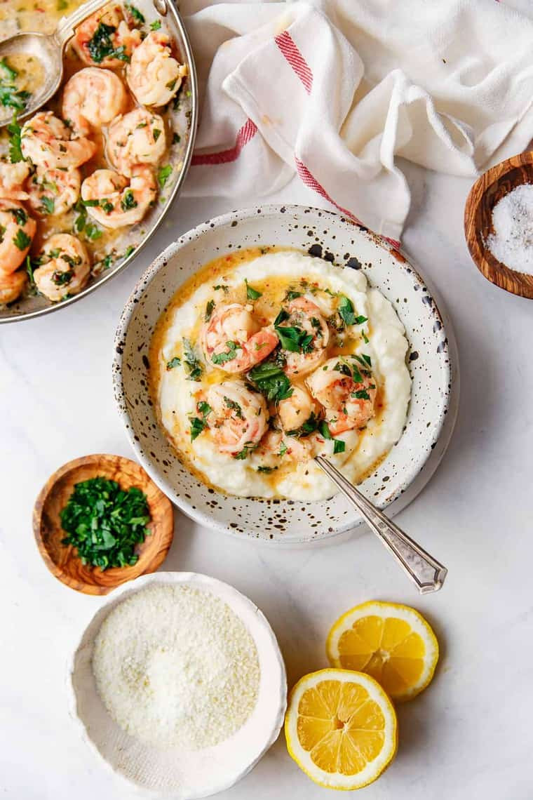 Simple Shrimp And Grits
 Easy Shrimp Scampi Recipe and Grits Grandbaby Cakes