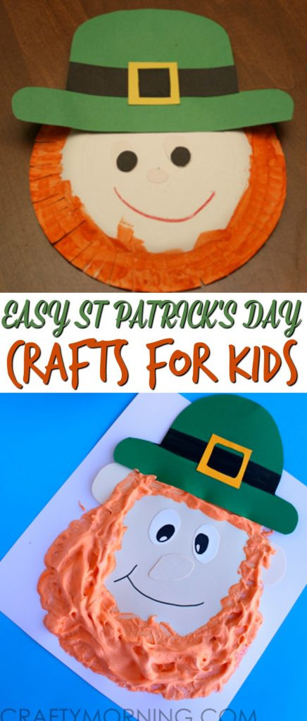 Simple St Patrick's Day Crafts
 Easy St Patrick s Day Crafts for Kids A Little Craft In