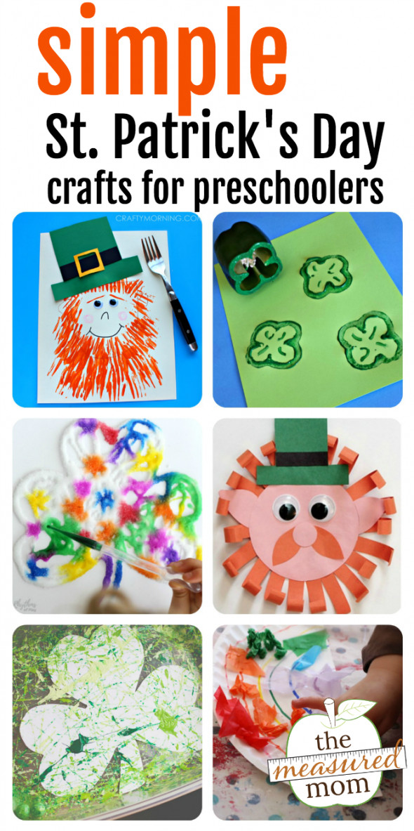 Simple St Patrick's Day Crafts
 Simple St Patrick s Day crafts for preschoolers The