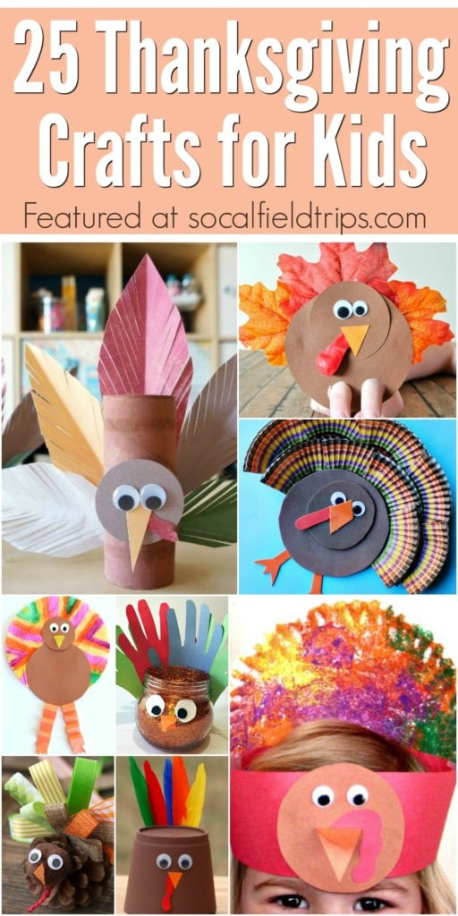 Simple Thanksgiving Crafts For Kids
 25 Easy Thanksgiving Crafts for Kids SoCal Field Trips