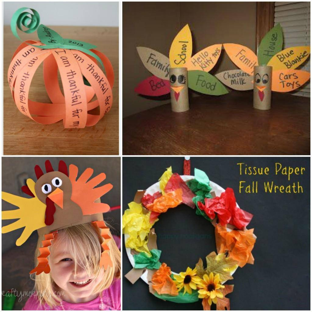 Simple Thanksgiving Crafts For Kids
 Easy Thanksgiving Crafts and Recipes for Kids