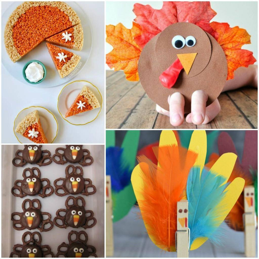 Simple Thanksgiving Crafts For Kids
 Easy Thanksgiving Crafts and Recipes for Kids