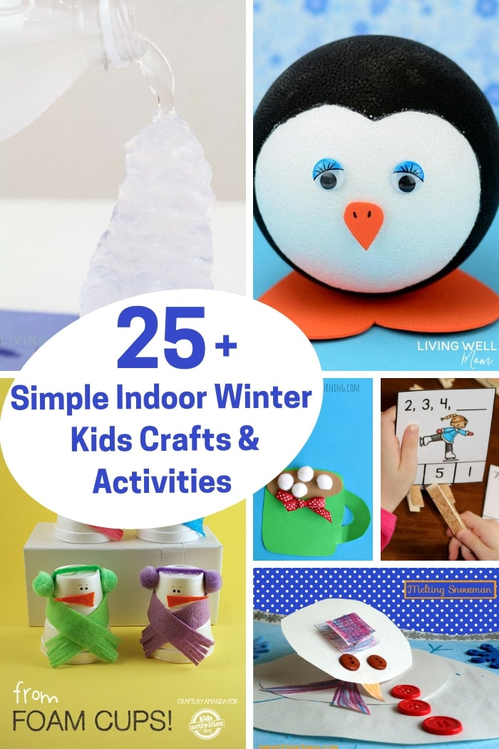 Simple Winter Craft For Kids
 25 Simple Winter Crafts and Activities for Preschoolers