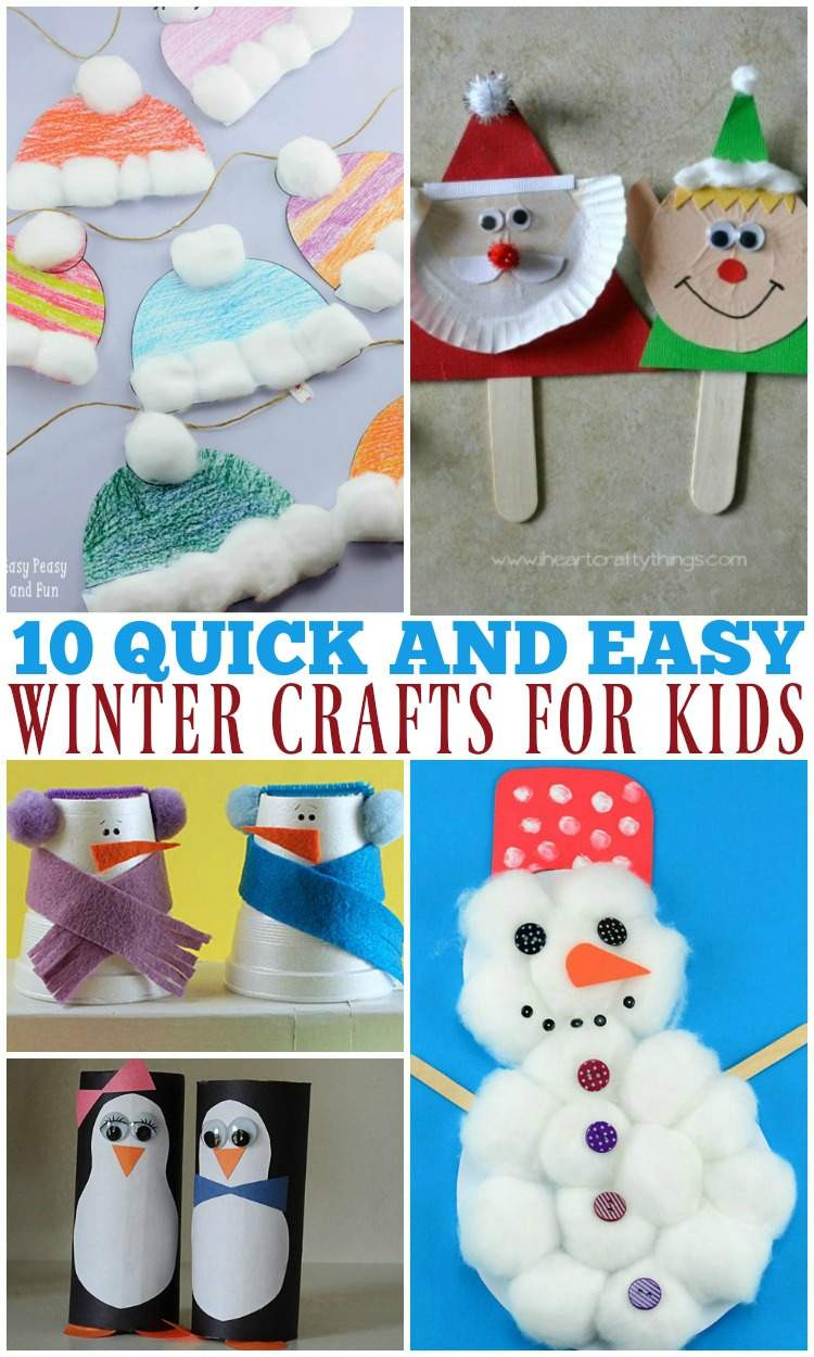 Simple Winter Craft For Kids
 10 Simple and Quick Winter Crafts for Your Kids