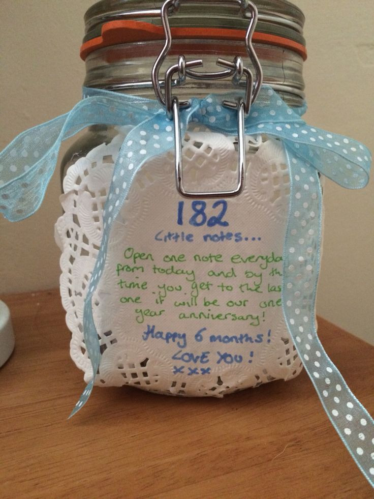 Six Months Anniversary Gift Ideas
 13 best 6 Month Anniversary t ideas images on Pinterest