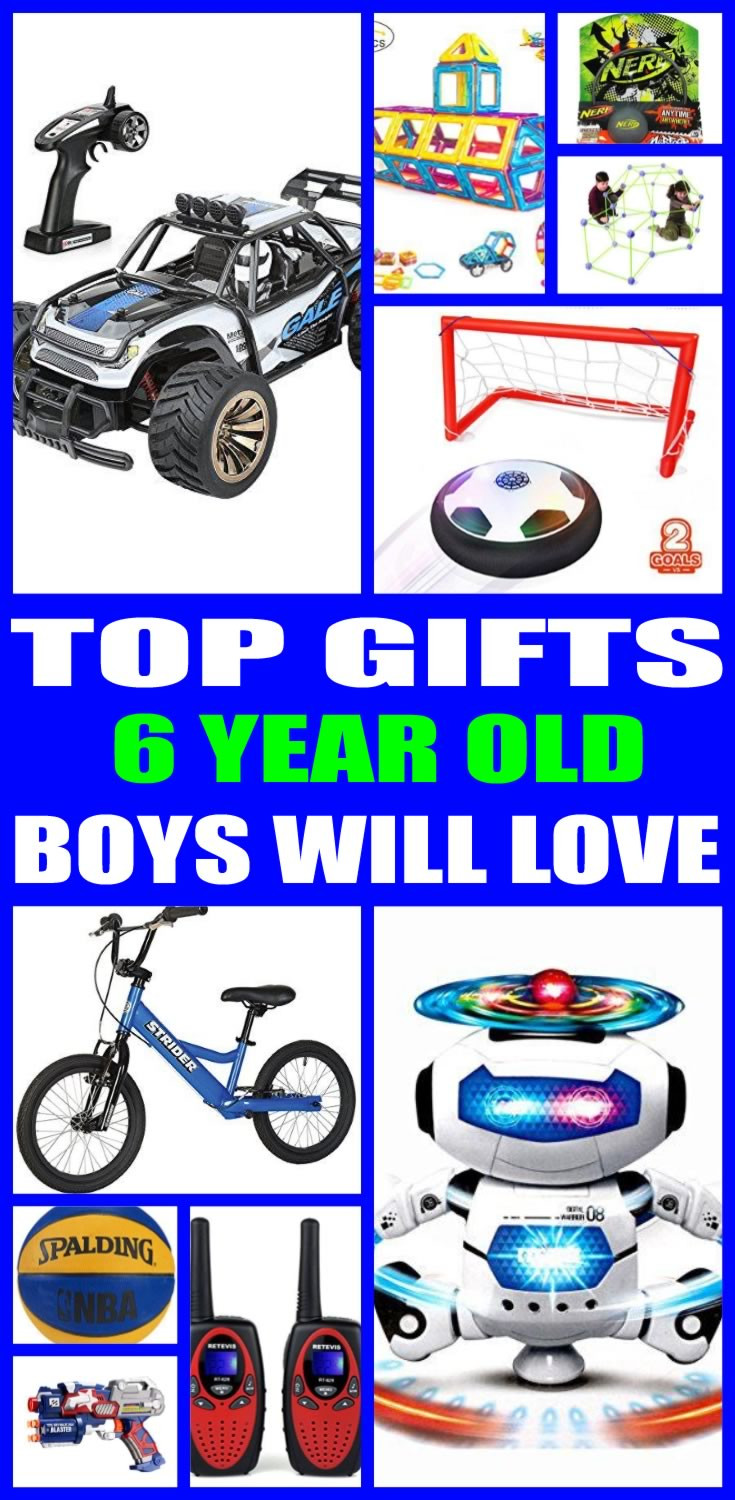 Six Year Old Boy Birthday Gift Ideas
 Top 6 Year Old Boys Gift Ideas