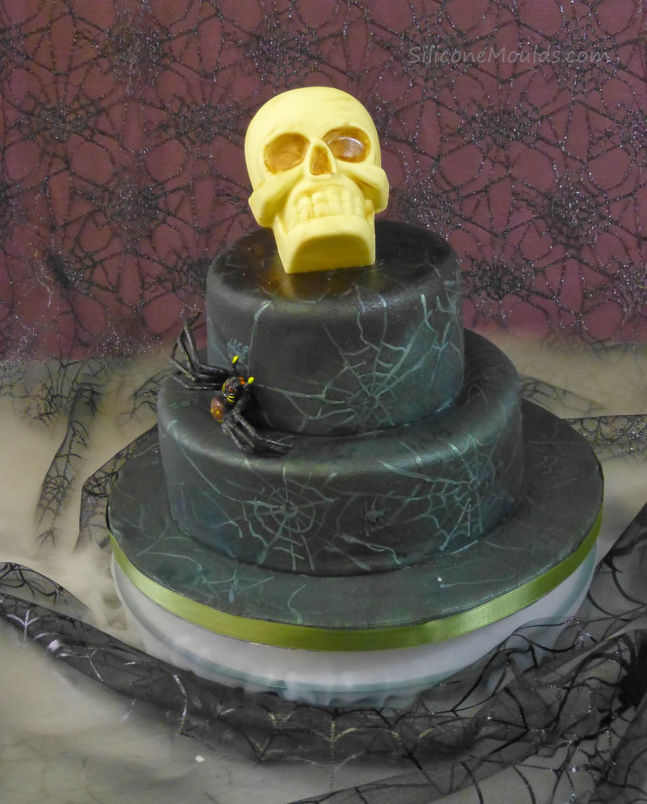 Skull Birthday Cake
 SiliconeMoulds Blog Oliver s 5th Birthday Skull Cakes