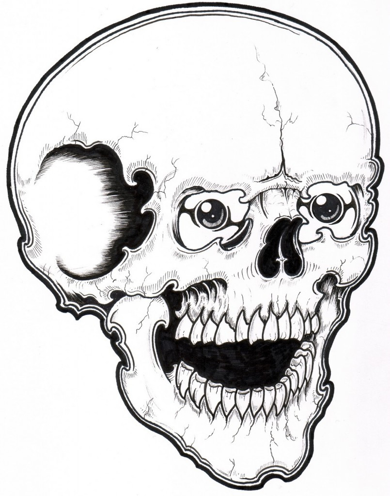 Skull Coloring Pages For Kids
 Free Printable Skull Coloring Pages For Kids
