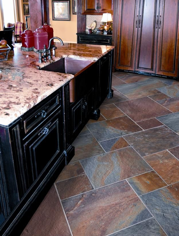 Slate Tiles Kitchen Floor
 Slate floor tiles