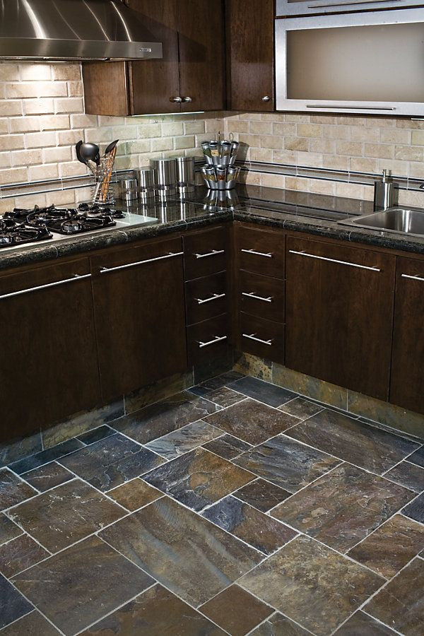 Slate Tiles Kitchen Floor
 The 25 best Slate floor kitchen ideas on Pinterest