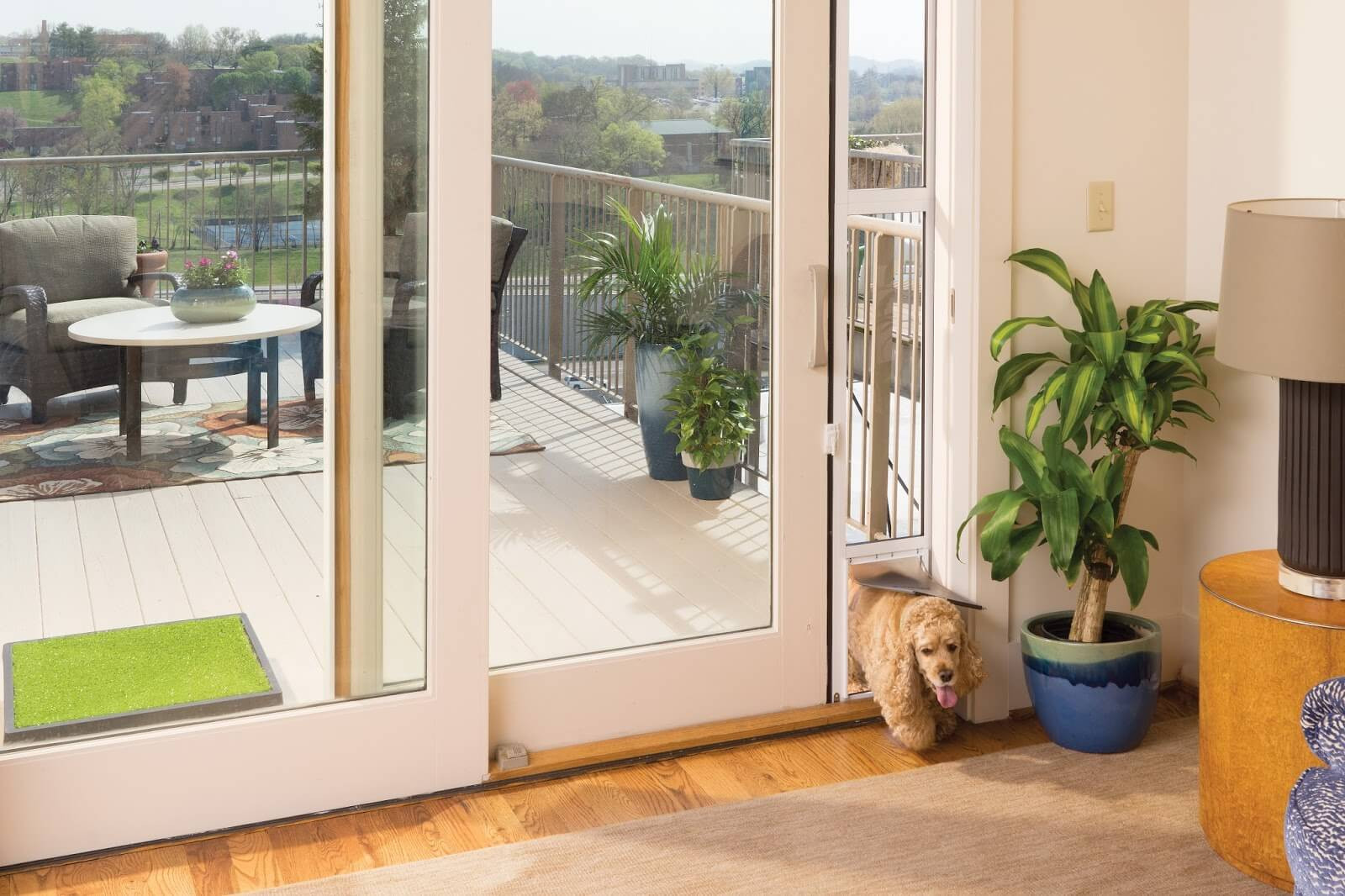 Sliding Door Dog Door DIY
 Build a Dog Door for Sliding Glass Door TheyDesign