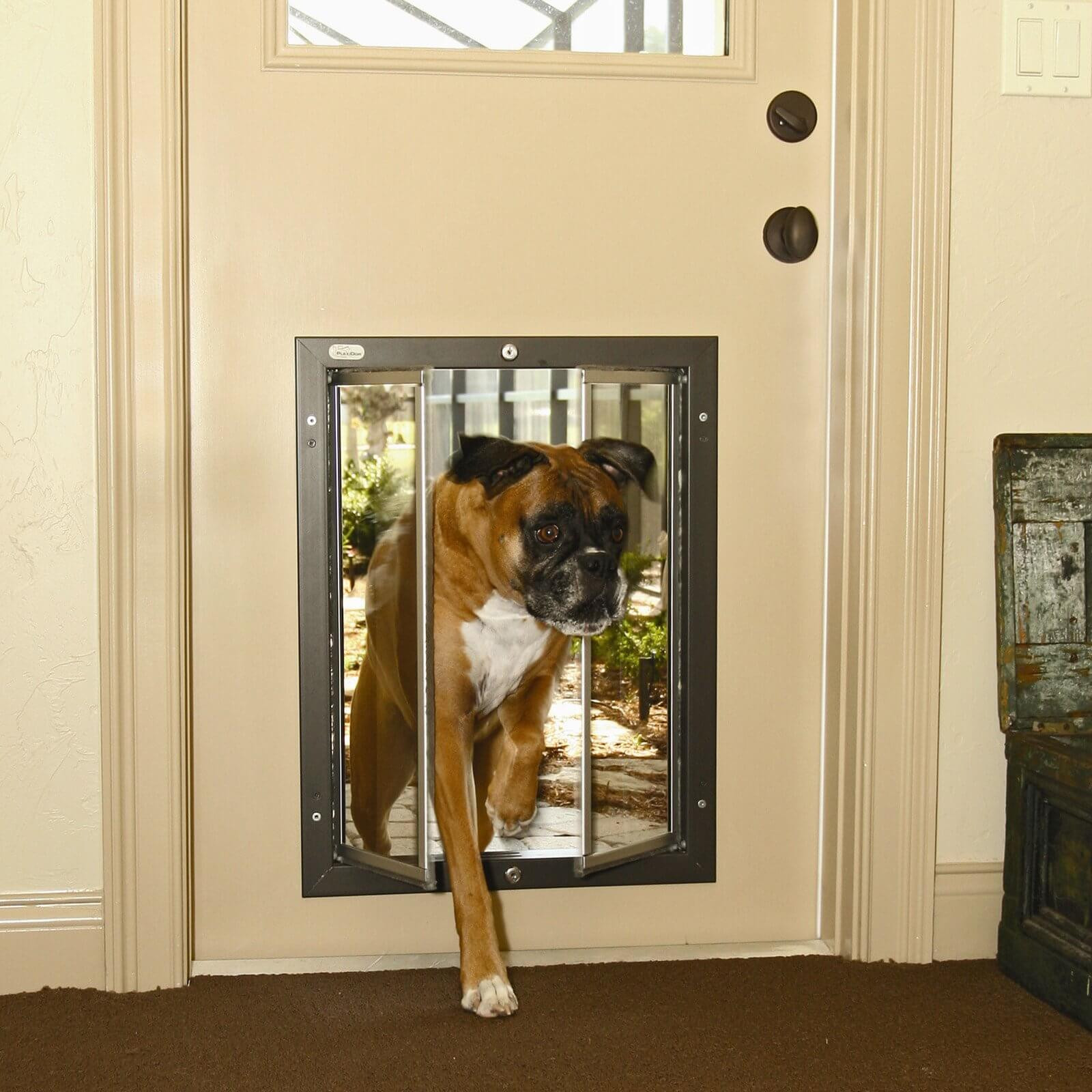 Sliding Door Dog Door DIY
 Build a Dog Door for Sliding Glass Door TheyDesign