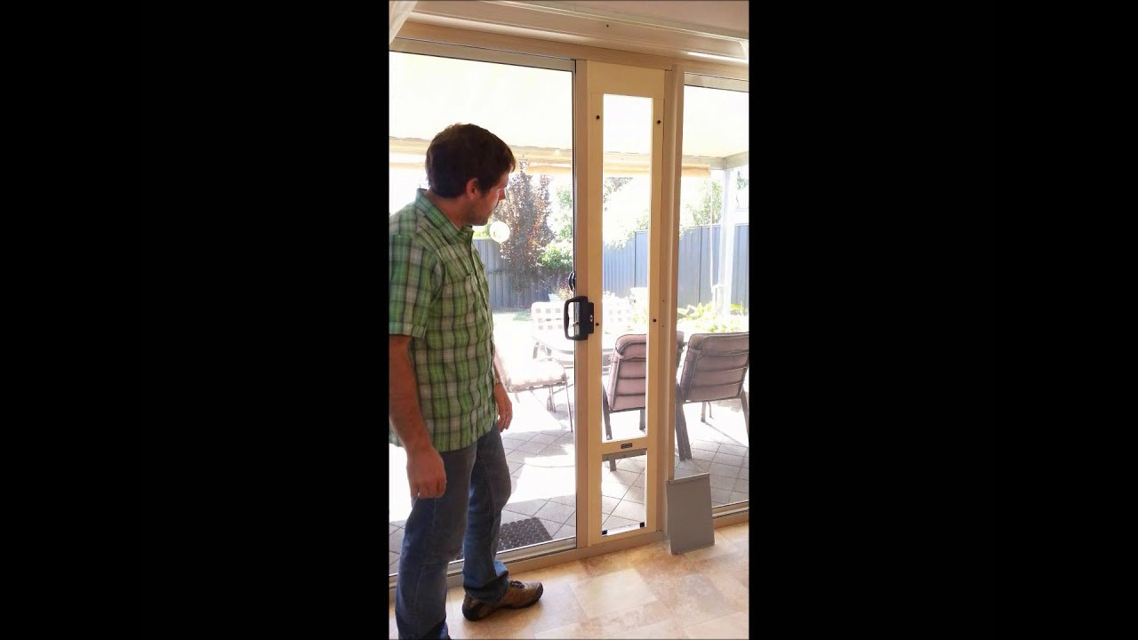 Sliding Door Dog Door DIY
 The top 22 Ideas About Diy Dog Door Sliding Glass Door