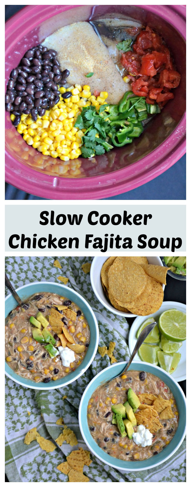 Slow Cooker Chicken Fajita Soup
 Slow Cooker Chicken Fajita Soup The Secret Ingre nt