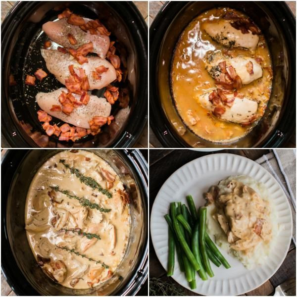 Slow Cooker Chicken With Bacon Gravy
 Slow Cooker Chicken with Bacon Gravy Recipe