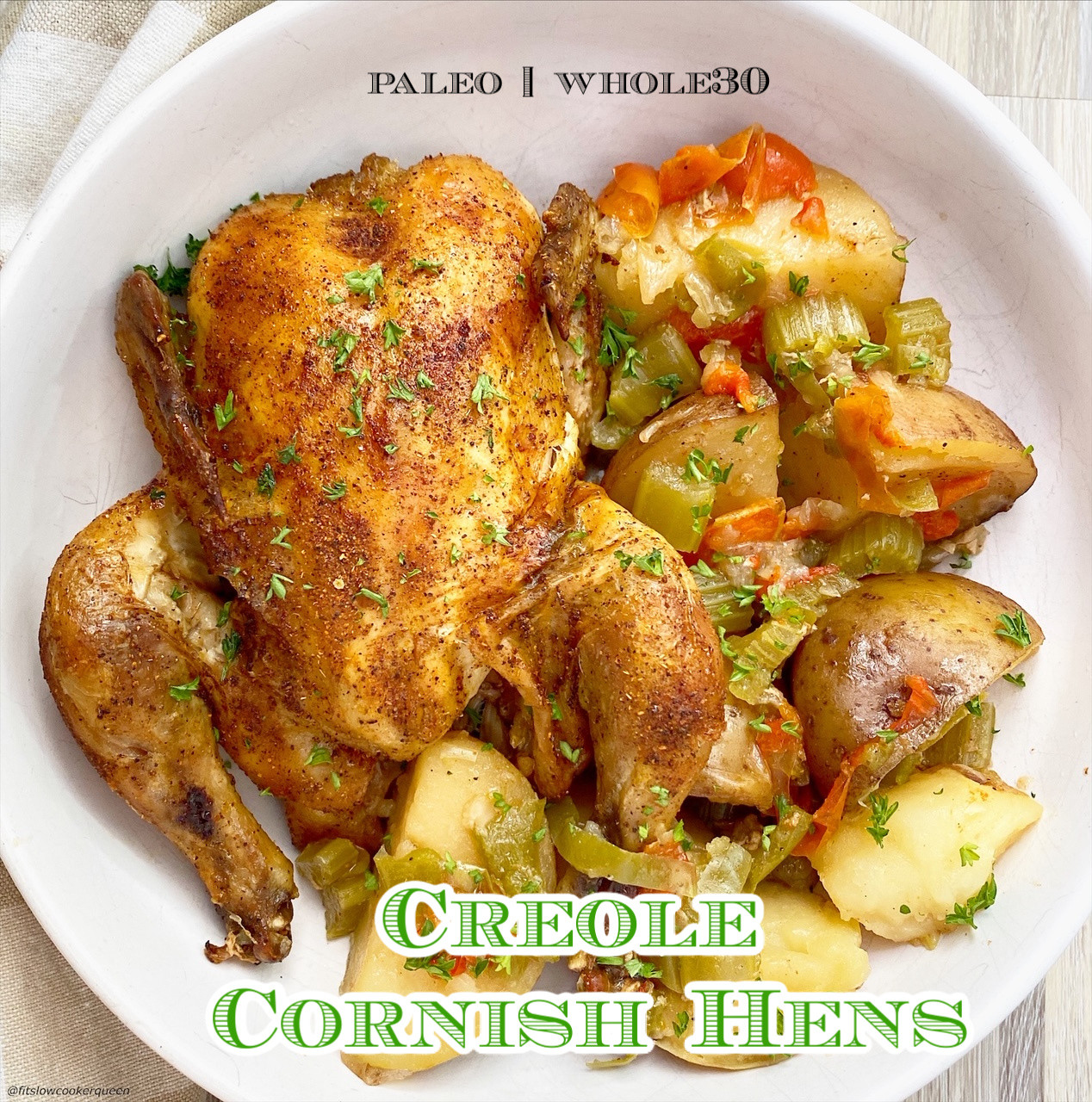 Slow Cooker Cornish Hens With Potatoes
 Slow Cooker Instant Pot Creole Cornish Hens Paleo