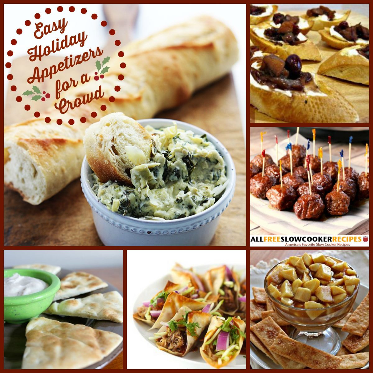 Slow Cooker Holiday Appetizers
 Slow Cooker Christmas Recipes 8 Christmas Appetizer