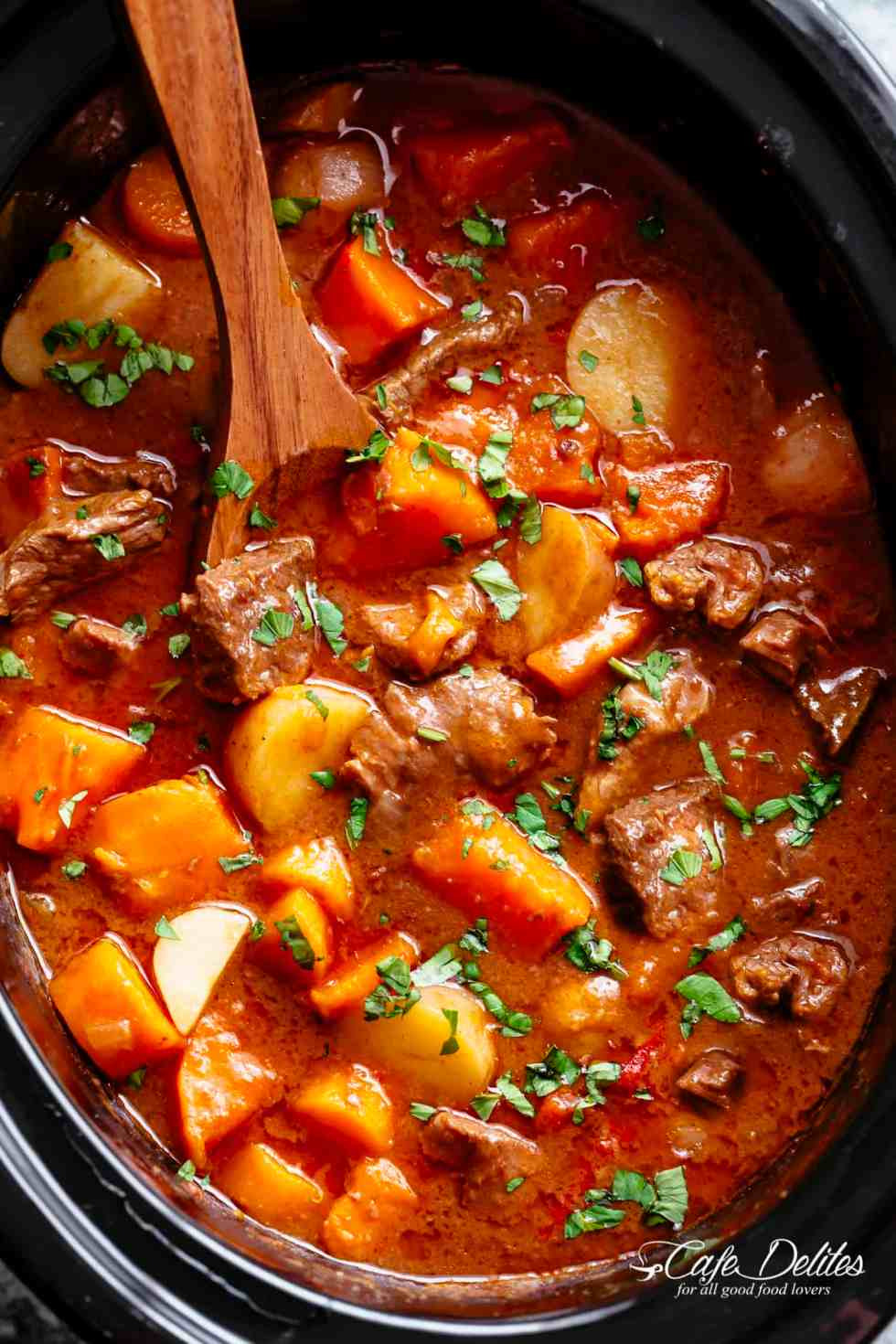 Slow Cooker Lamb Stew Recipes
 Slow Cooker Beef Stew Cafe Delites