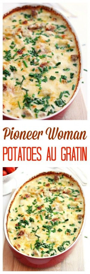 Slow Cooker Potatoes Au Gratin Pioneer Woman
 Pioneer Woman’s potatoes au gratin Recipe