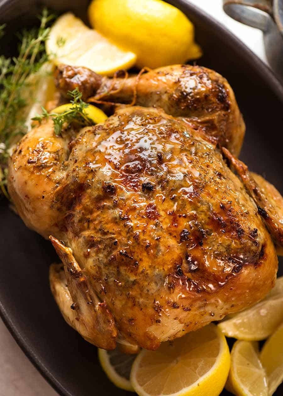 Slow Cooker Roasted Chicken
 Slow Cooker Roast Chicken