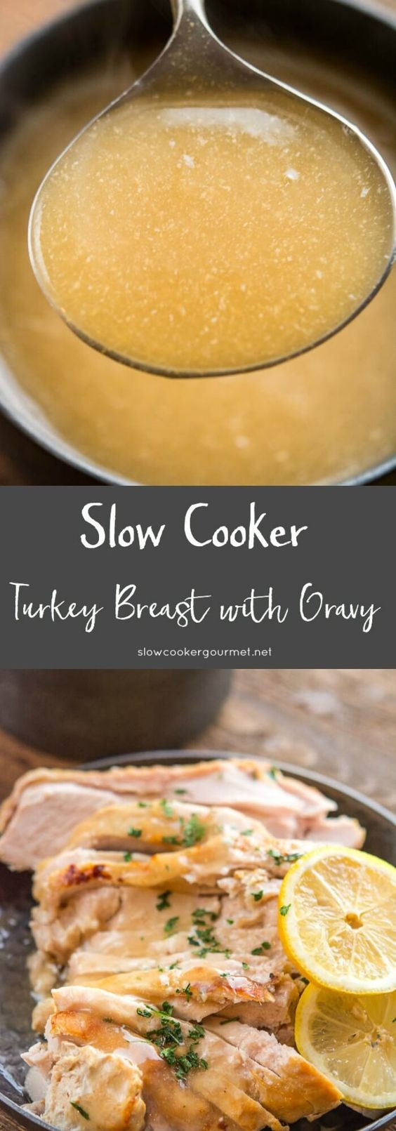 Slow Cooker Turkey Breast With Gravy
 Slow Cooker Turkey Breast with Gravy Recipe