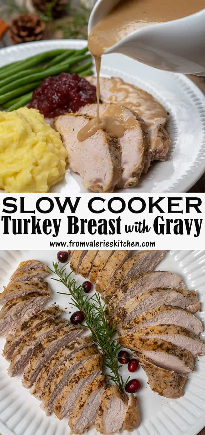 Slow Cooker Turkey Breast With Gravy
 Slow Cooker Turkey Breast with Gravy Pixombee