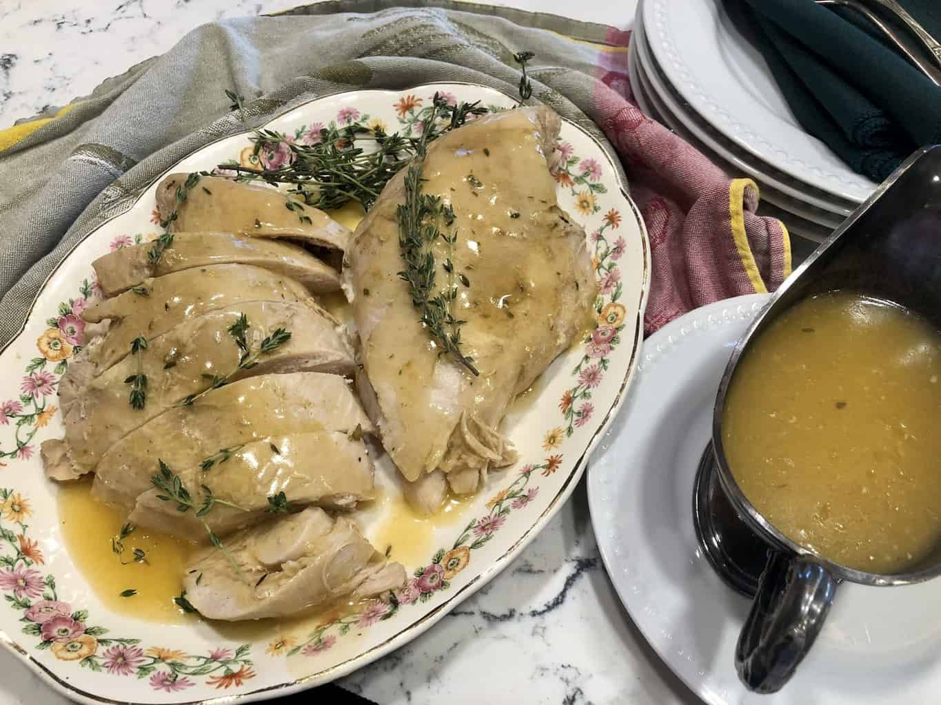 Slow Cooker Turkey Breast With Gravy
 Slow Cooker Turkey Breast with Gravy