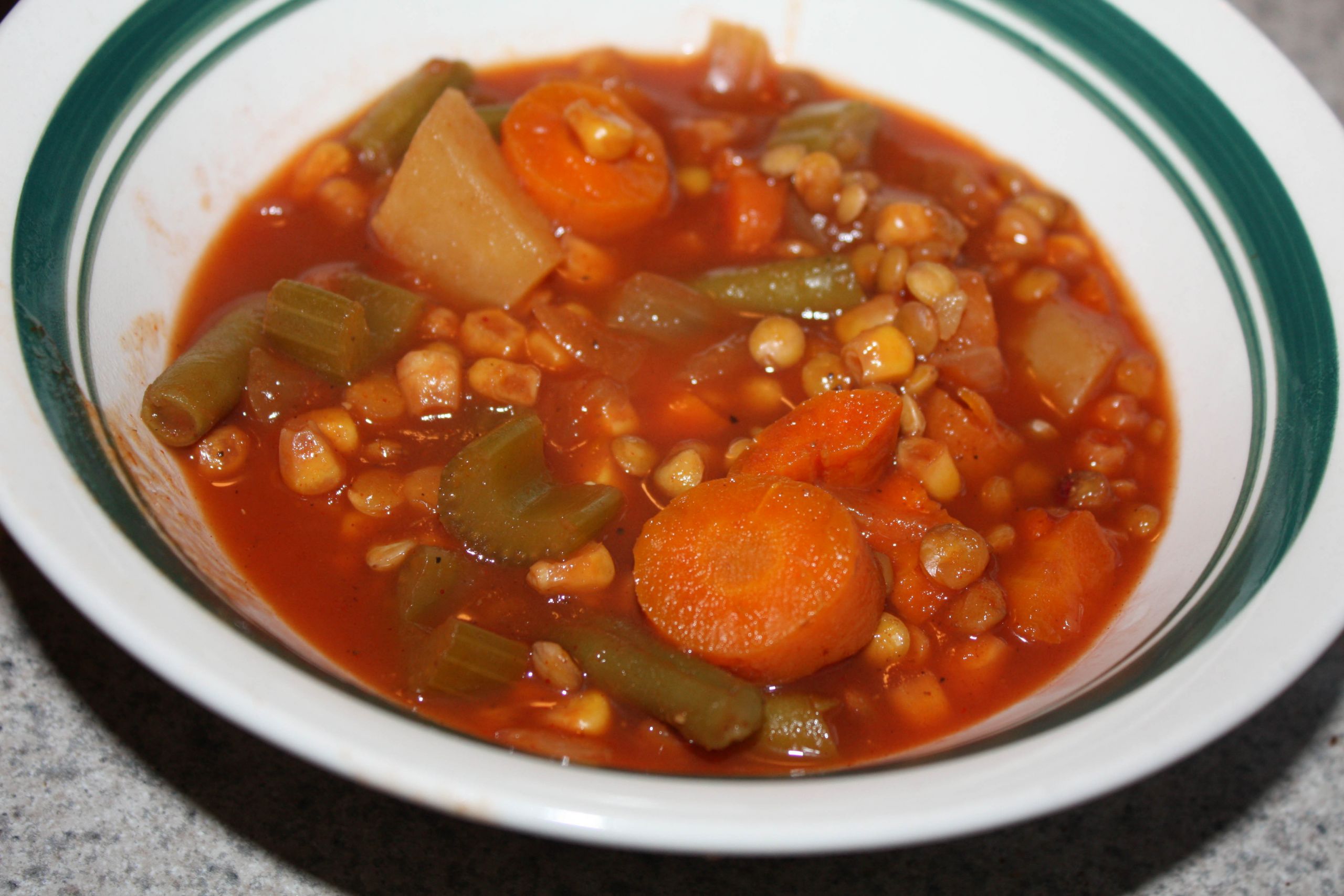 Slow Cooker Vegetable Stew
 Slow Cooker Lentil Ve able Stew