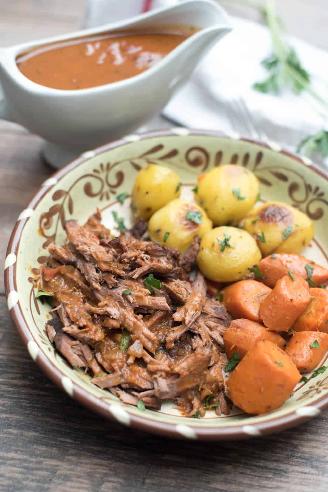 Slow Roasted Italian Recipes
 Slow Cooker Italian Pot Roast Valerie s Kitchen