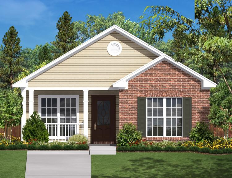 Small 2 Bedroom House
 Small Plan 850 Square Feet 2 Bedrooms 1 Bathroom 041