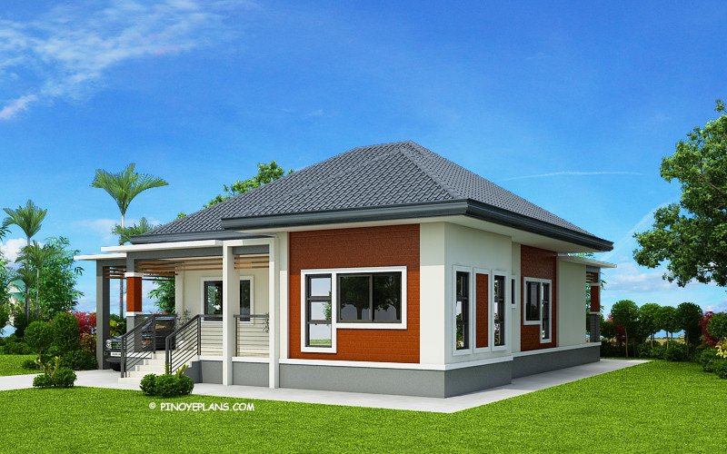 Small 3 Bedroom House
 Simple and Elegant Small House Design With 3 Bedrooms and