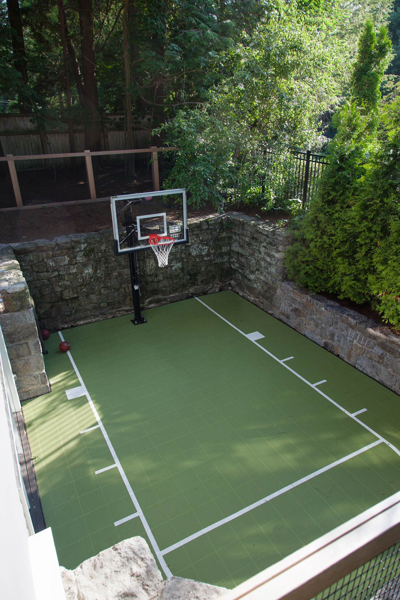 Small Backyard Basketball Court
 Lawrence Road