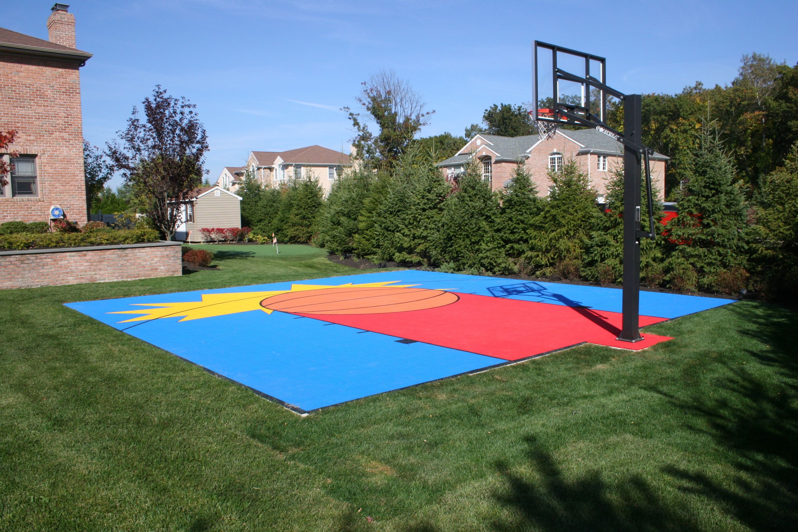 Small Backyard Basketball Court
 BasketPorn Top 13 Backyard Basketball Courts BasketPorn