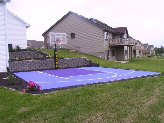 Small Backyard Basketball Court
 Pin by Jennifer Hodge on landscape outdoor