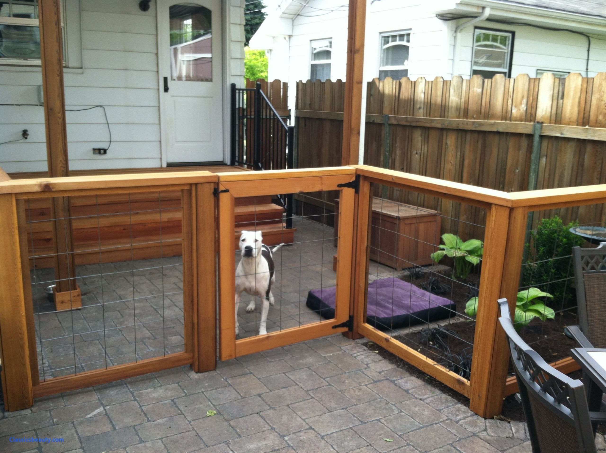 Small Backyard Fence
 Small Dog Apartment Patio Fence Ideas Unique Backyard