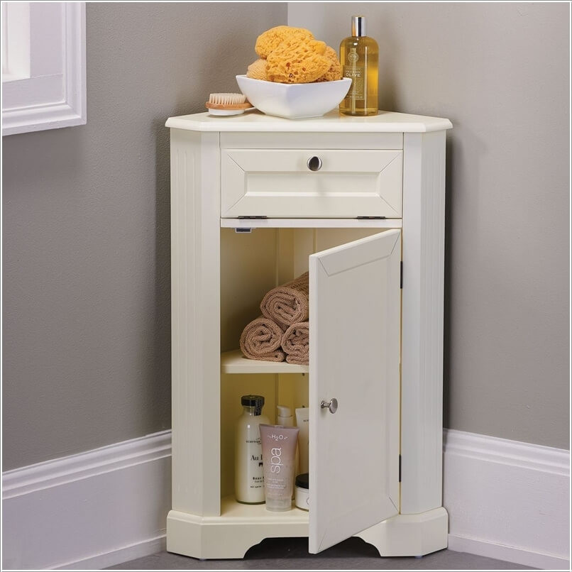 Small Bathroom Corner Cabinet
 10 Clever Corner Storage Ideas for Your Home