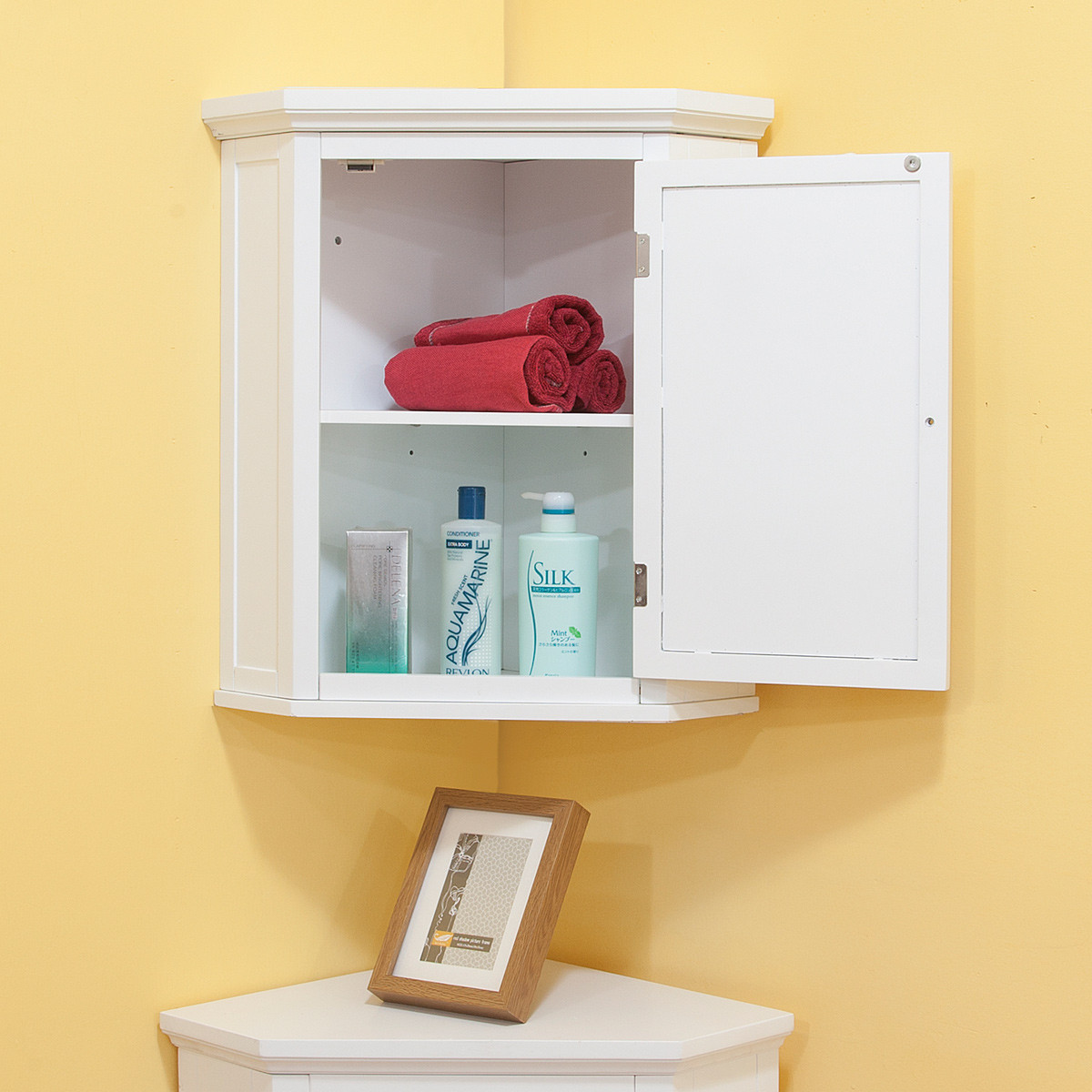 Small Bathroom Corner Cabinet
 Space Efficient Corner Bathroom Cabinet for Your Small